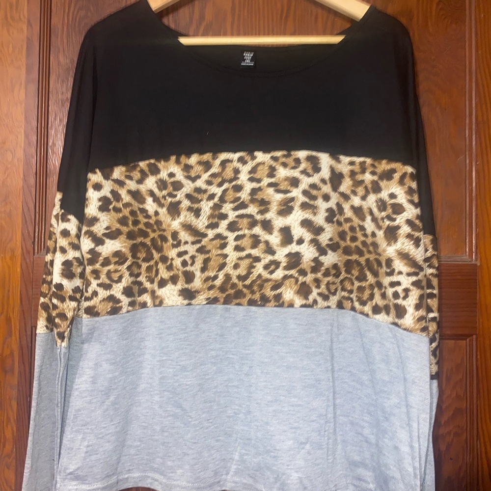 Cheetah print shirt